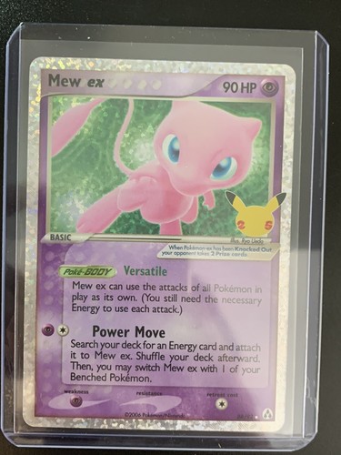 Mew EX 88/92 Rare Holo Pokemon Celebrations 25th Anniversary Nm-Mint