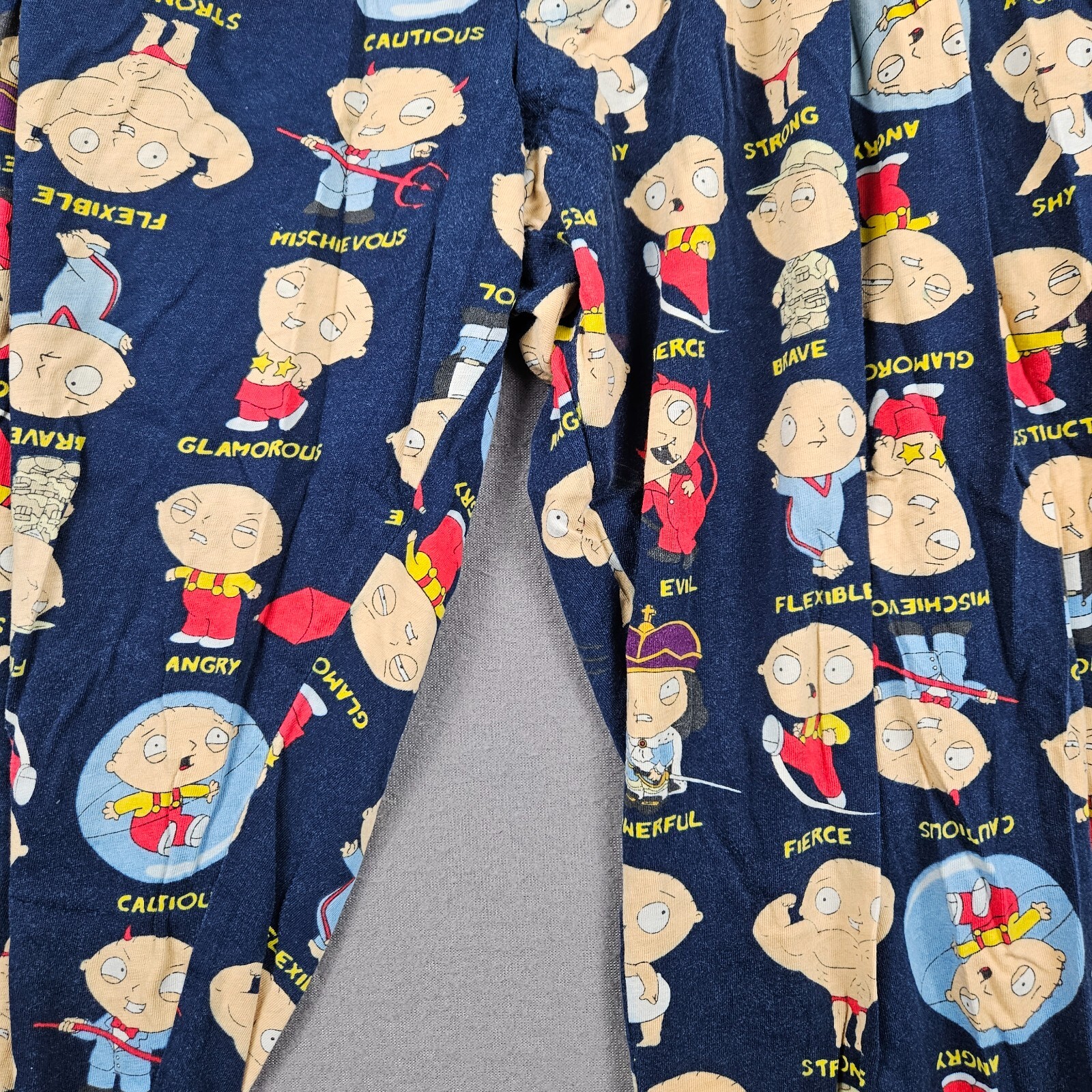 Family Guy Pajama Pants Mens Small Lounge Stewie Gem