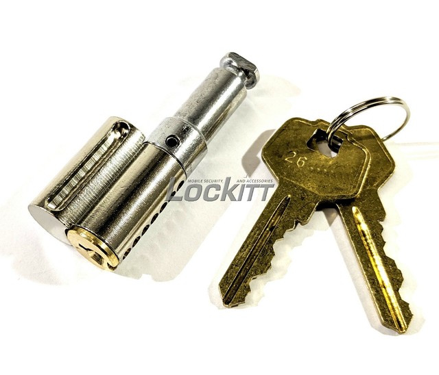 Puck Lock Cylinder Complete Combinated Core and Shackle With 2 Keys KD