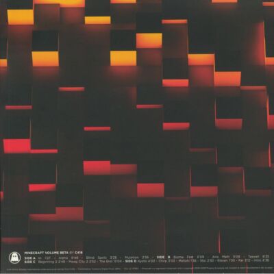 完売入手困難　Minecraft - Volume　Beta C418 - Minecraft Volume Beta (2xLP) (Red w/ Yellow Splatter