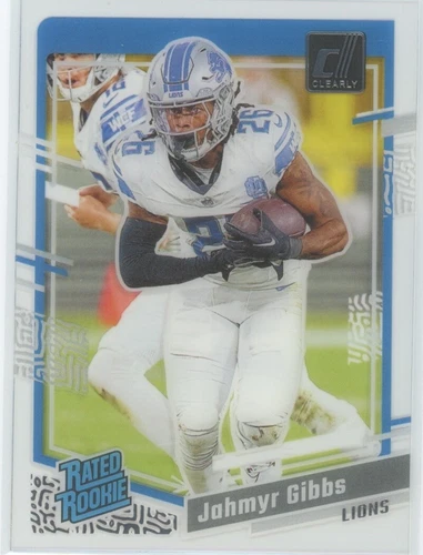 2023 Panini Clearly Donruss Jahmyr Gibbs #62