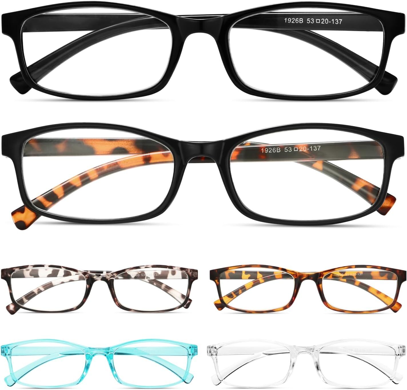 Gaoye Reading Glasses Men/Women, Eyeglasses, Blue Light Readers for Men/Women, E