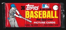 1983 Topps Baseball Grocery Rack Pack 36 Cards (Red Cello Wrap) Gwynn Boggs TGR4