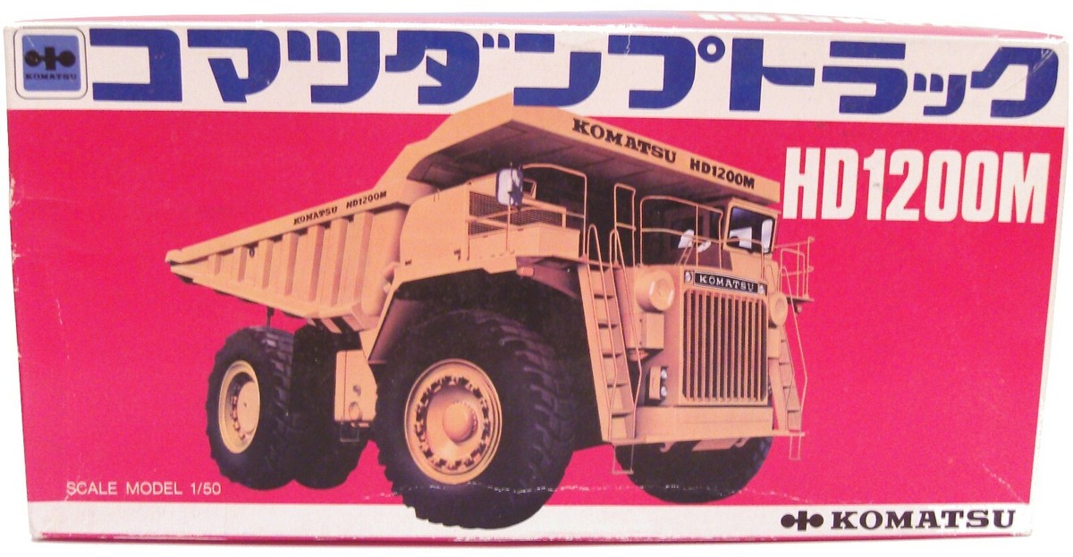1:50 Scale Diapet T-5 Komatsu HD1200M Off-Highway Dump Truck