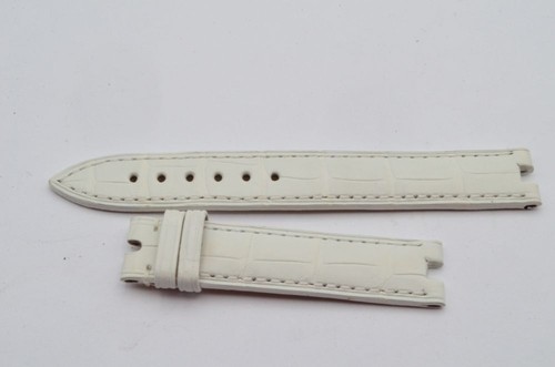 Corum Leather Bracelet 14MM Ladies New For Buckle Clasp 14MM Weiss 2