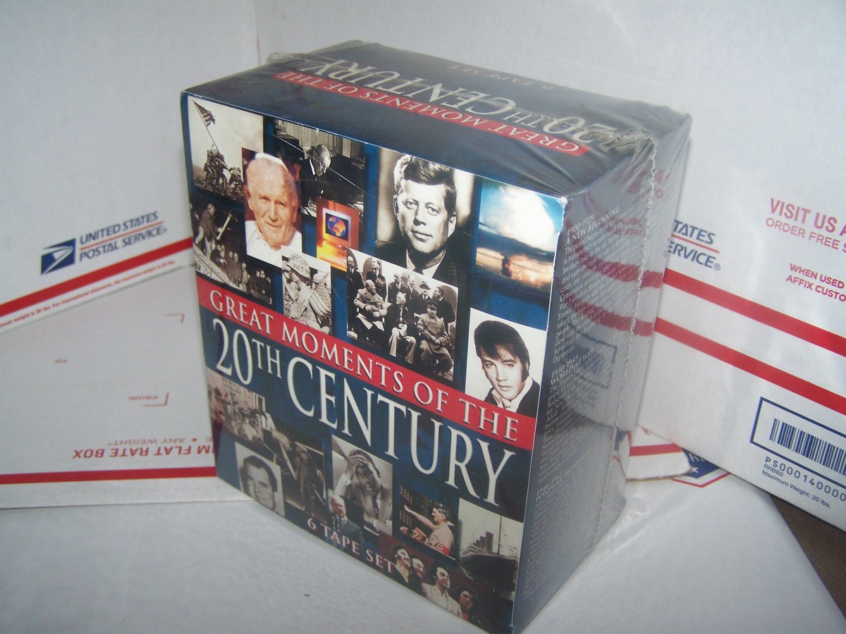 Great Moments Of The 20th Century Complete 6 VHS Set Front Row