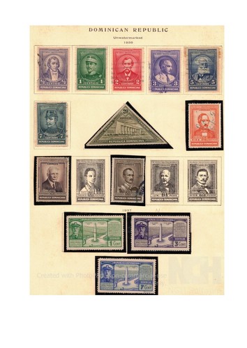Dominica Republic Large Stamp Collection 1867-1964 - Picture 10 of 24