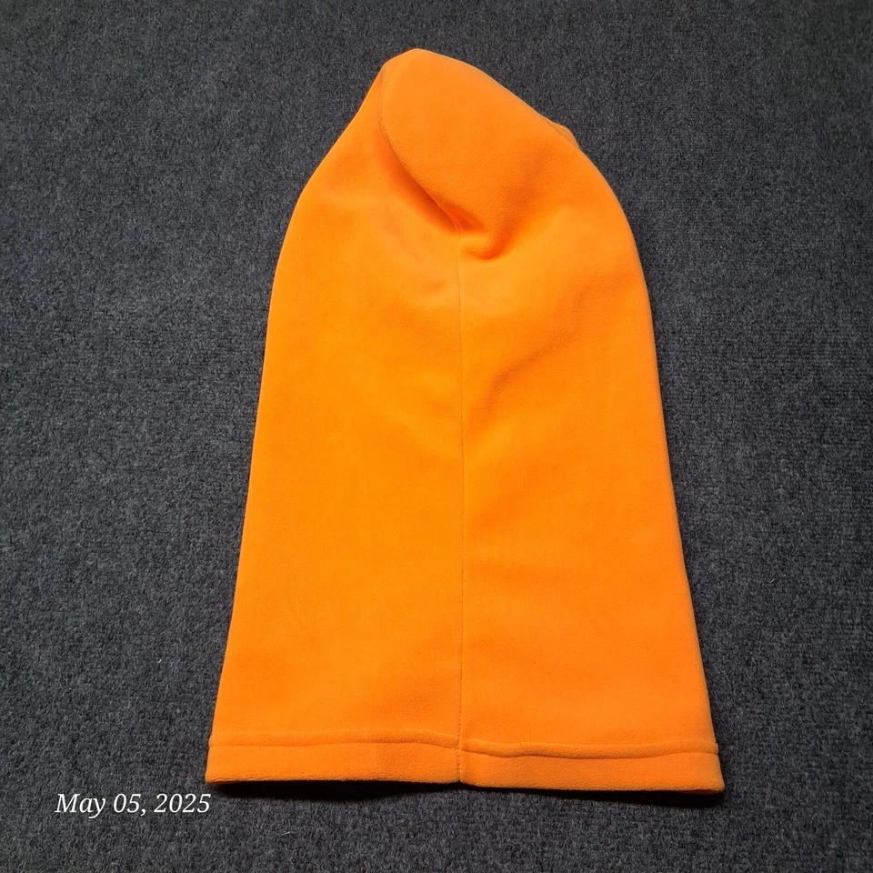 Blaze безопасности оранжевый флис охоты шляпа капюшон пуловер длинный шеи скольжения - Изображение 3 из 4