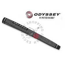 GENUINE Odyssey Golf White Hot Cross Line Putter Grip Black White 70g