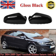 2X DOOR WING MIRROR COVER RIGHT + LEFT FOR VAUXHALL OPEL ASTRA H MK5 (2004-2009)
