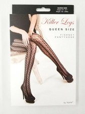 Yelete Killer Legs Fishnet Pantyhose Stocking Size Queen