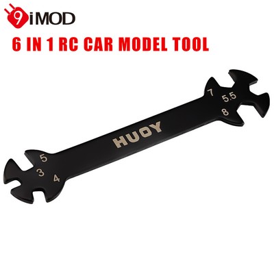 6in1 Multifunction Repair Wrench Tool 3/4/7/8mm for RC Car Boat Off-road Vehicle