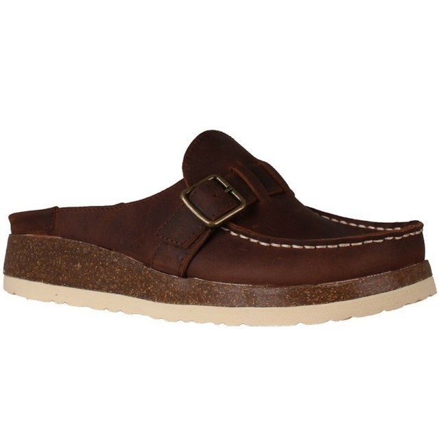 Women's White Mountain BAYHILL Crazy Horse (Brown) Slip-On Moc Toe Mule Shoes | eBay