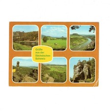 Postcard Saxon Switzerland/Barbarine/Lilienstein +++ 1985