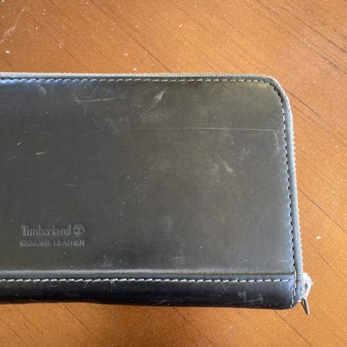 Timberland Damen Geldbörse Large Zip-Around Clutch Dunkelbraun Leder - Bild 15 von 17