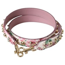 DOLCE & GABBANA Shoulder Strap Pink Floral Ha...