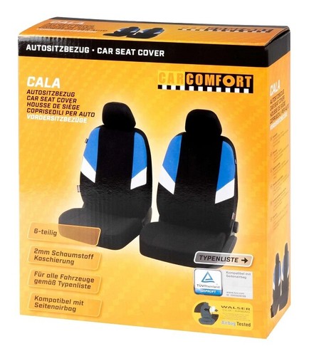 COPRISEDILI ANTERIORI 13328 PER KIA PRO CEE'D 2006 - 2009 FODERE AUTO NERE AZZUR - Foto 4 di 9