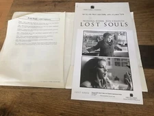 Lost Souls Movie Rare Complete PRESS KIT W/ PHOTOS & Slides - Wynona Ryder