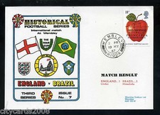 1987  DAWN FOOTBALL Cover International   England v Brazil at Wembley