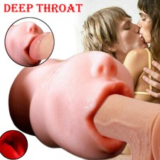 GARGANTA PROFUNDA-Oral-Sexo-Boca-MASCULINO-Vagina-Bolsillo-Coño-Adulto-Stroker-Taza-juguetes-amor