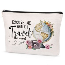 Travel Gifts Cosmetic Bags for Women Cosmetic Travel Bag, Girls Trip Gifts Fa...