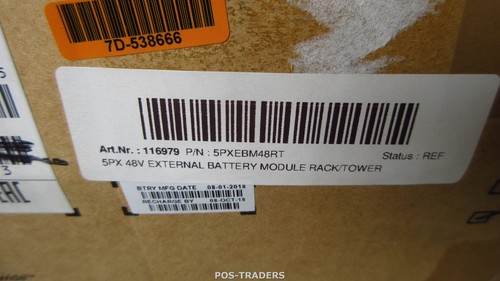 EATON 5PX 5PXEBM48RT Extended Battery Module EBM 48V RT2U Rack Tower- EXCL BATT - Afbeelding 8 van 8