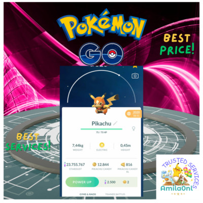 Pokémon Go - Pikachu Libre (non shiny)  Tra_de-20k stardust   Description   
