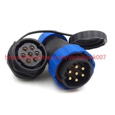 SD28 7pin waterproof connector,IP68 bulkhead Aviation Connector plug Socket