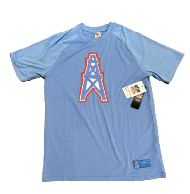 Houston Oilers NFL Retro Team Apparel T-Shirt Football Throwback 