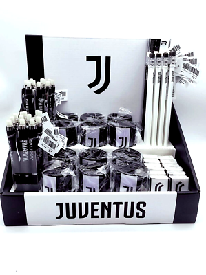 Kit Scuola Juventus - Matita, Gomma, Temperino, Penna, Righello, Per Tifosi E Appassionati