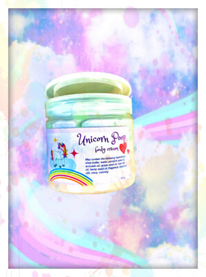 Unicorn Poop Body Cream Huge 16 Oz While Supplies Last! Each One Is Different !