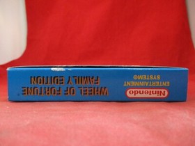 Wheel of Fortune Family Edition Nintendo Entertainment System NES COMPLETE Box T