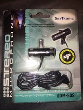 Microphone Cravate Stéréo Skytronic