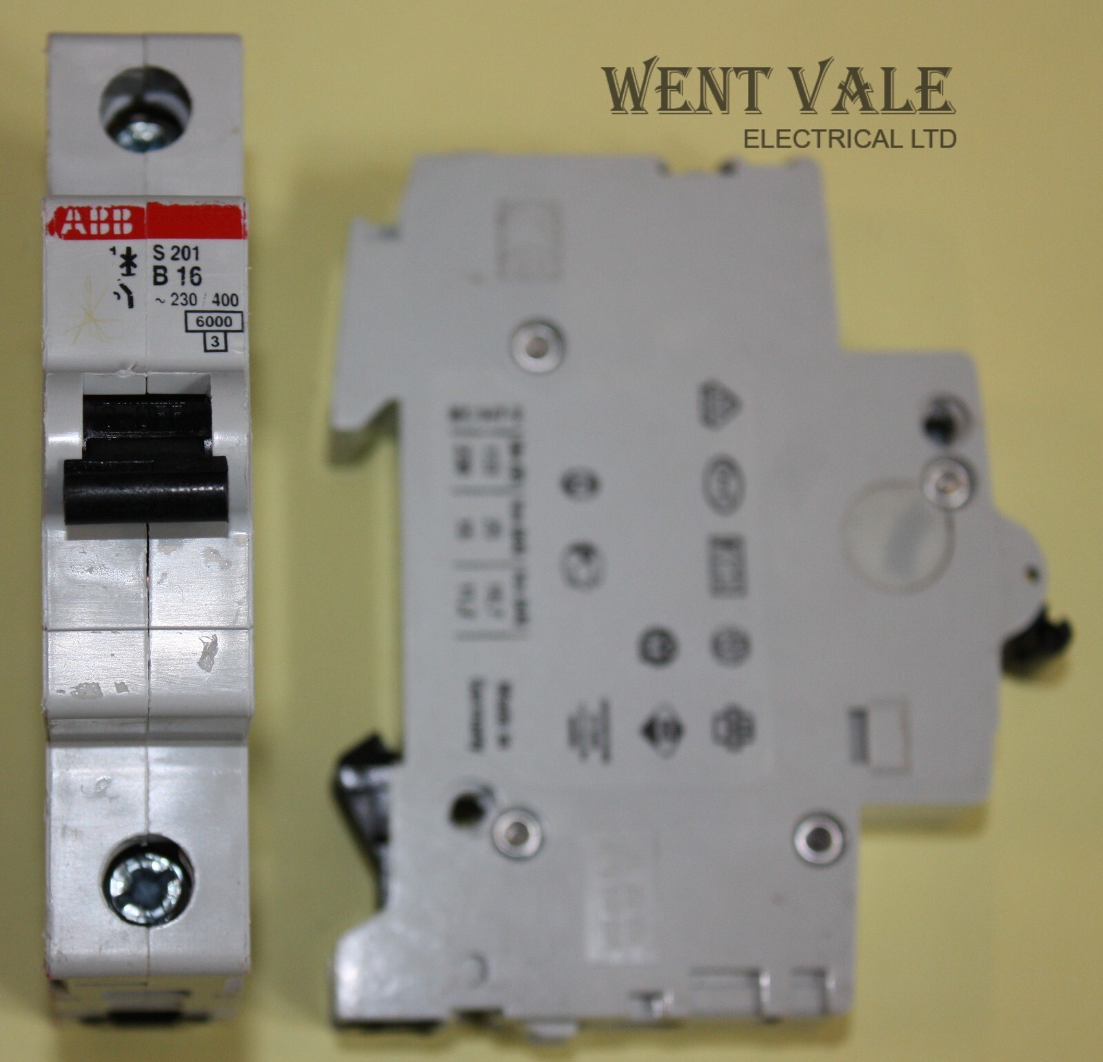 ABB System Pro M Compact  200 Series - S201M  - 16a Type B Single Pole MCB Used