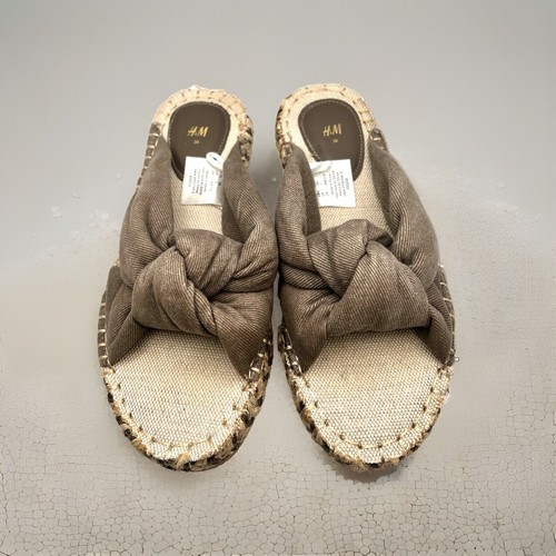 CLEARANCE SALE! H&M Espadrilles Knotted Sandals Sz 7 NWOT