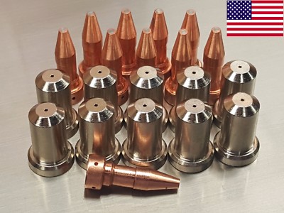 20pc 33366XL Elektroden + 33368 30A Düsen für Esab PT-23 PT-27 Plasma Schneider