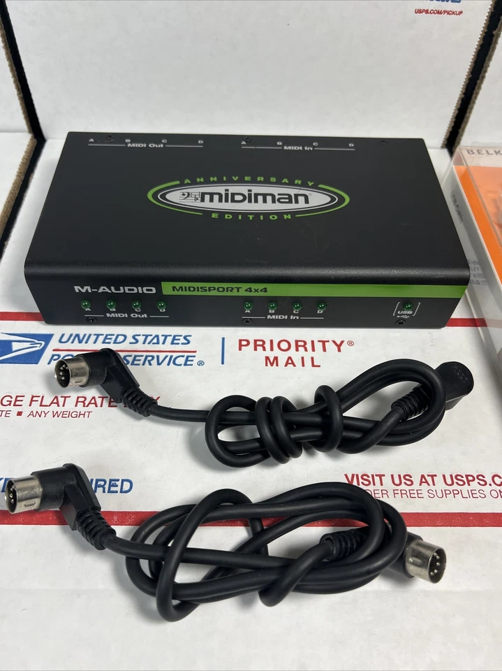 M-Audio MIDISport 4X4 Anniversary Edition 4-in/4-out MIDI - SAME DAY - WARRANTY - Image 3 of 4