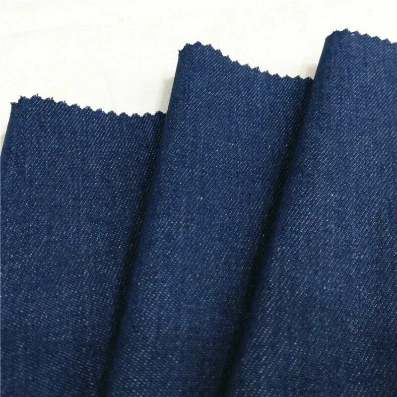 Classic Blue Cotton Denim Fabric DIY Bag Material Cloth Jeans Trouser Soft Solid - Image 4 of 4