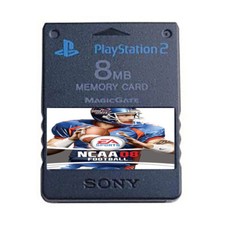 NCAA Football 2008 Real Name Roster Update File PlayStation 2 PS2 Memory Card