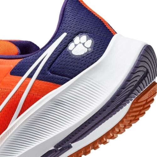 Nike Air Zoom Pegasus 38 Clemson Tigers NCAA Men Shoes Size 10 Orange DJ0819-800 - Picture 10 of 23