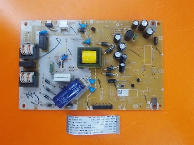      TV Power Supply Board Unit A31F2MPW-001 w Flex Ribbon Cable