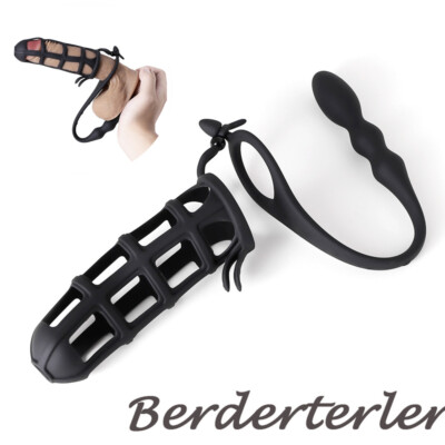 penis sleeve plug Adjustfit Cock Sheath Penis Sleeve Extension Insert 3 Pack main image 0