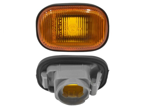 Luci Laterali Ambra Per Ford Transit MK6 MK7 2000-2014 - Set Di 2 Indicatori Di Segnalazione Con Lenti, Ricambio Originale 1136138 1671689 - 2