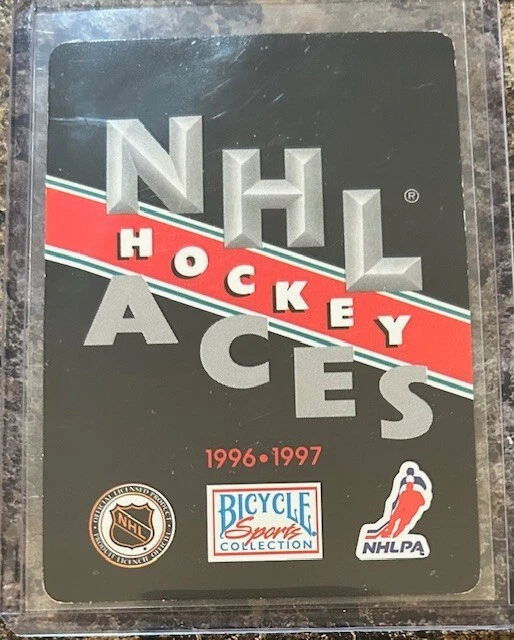 1996-97 Bicycle NHL Hockey Aces Playing Cards - #4D Mike Gartner - Image 2 of 2