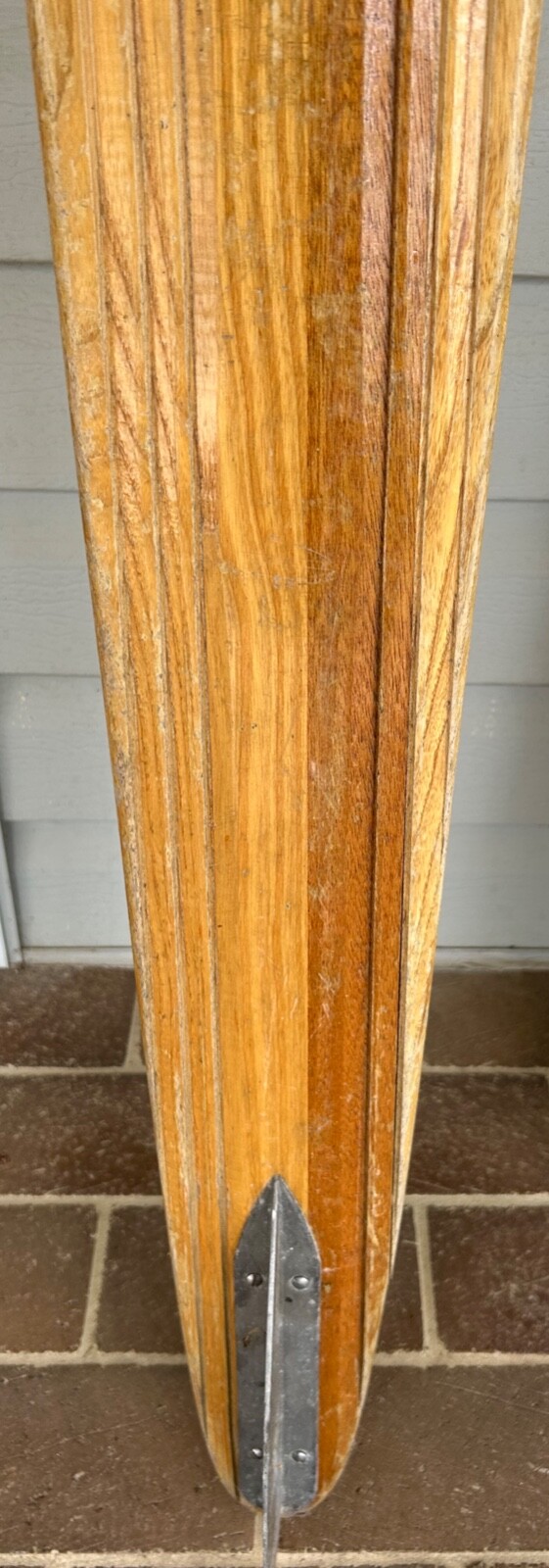 Vintage GROOVED WOOD Cypress Gardens El Diablo Jr. Slalom 60 in. Water