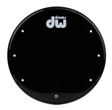 DW Vented Resonant Bass Drumhead - 22 - Black