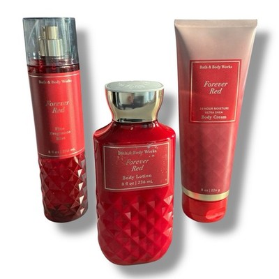 Bath & Body Works Forever Red Lot Fine Fragrance Mist Body Cream Body Lotion