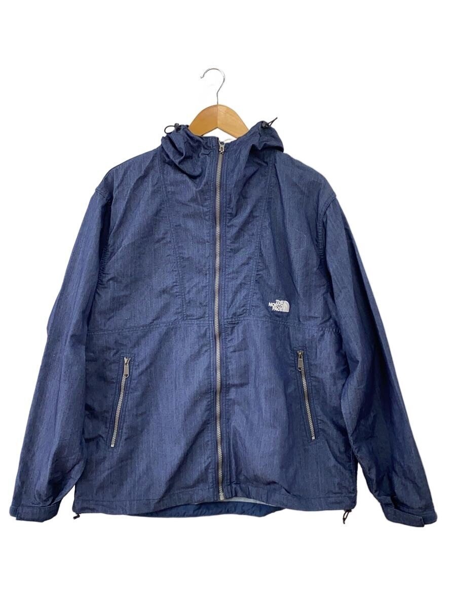 THE NORTH FACE Nylon Denim Compact Jacket Indigo L Used