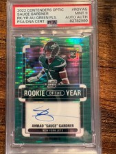 2022 Contenders OPtic SAUCE GARDNER Green Pulsar RC Auto /30 PSA 10