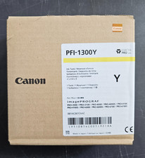 Canon PFI-1300Y 330ml Ink Tank for Select imagePROGRAF PRO Series NEW-OEM